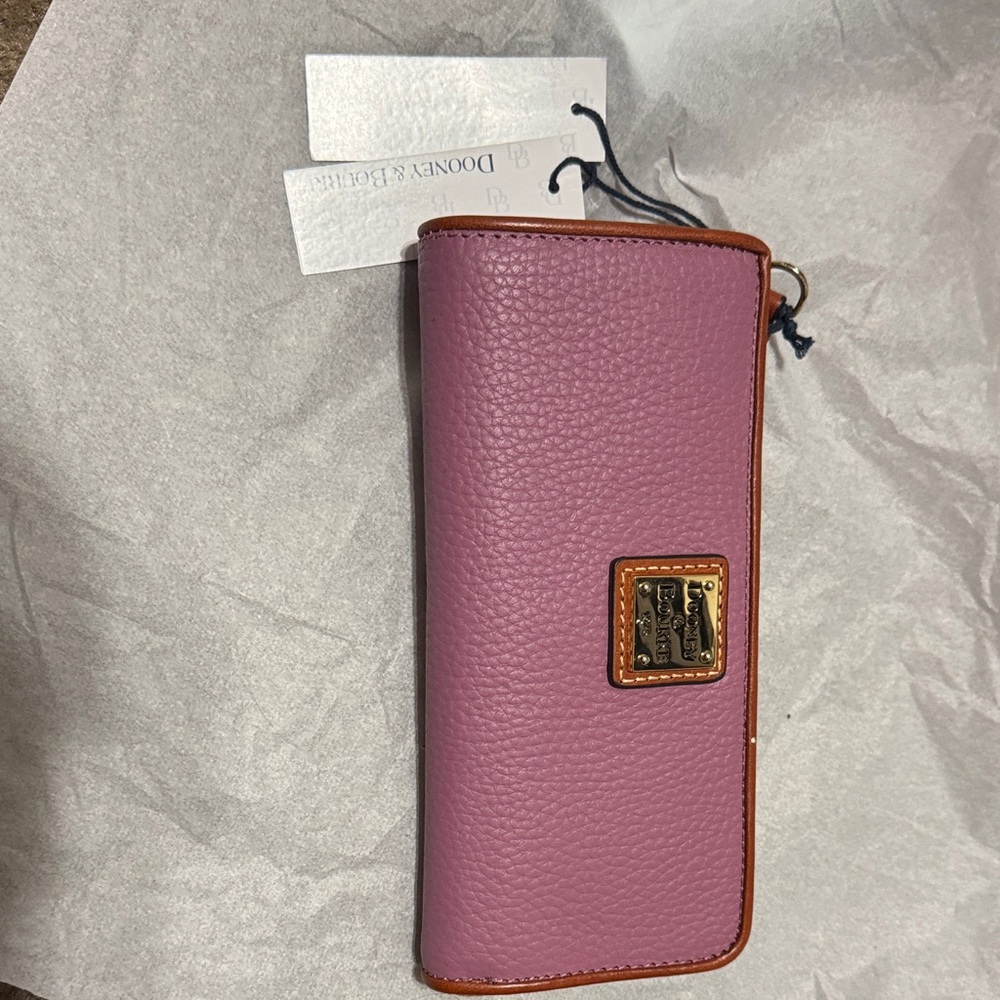 Dooney & Bourke Mauve Leather Wallet